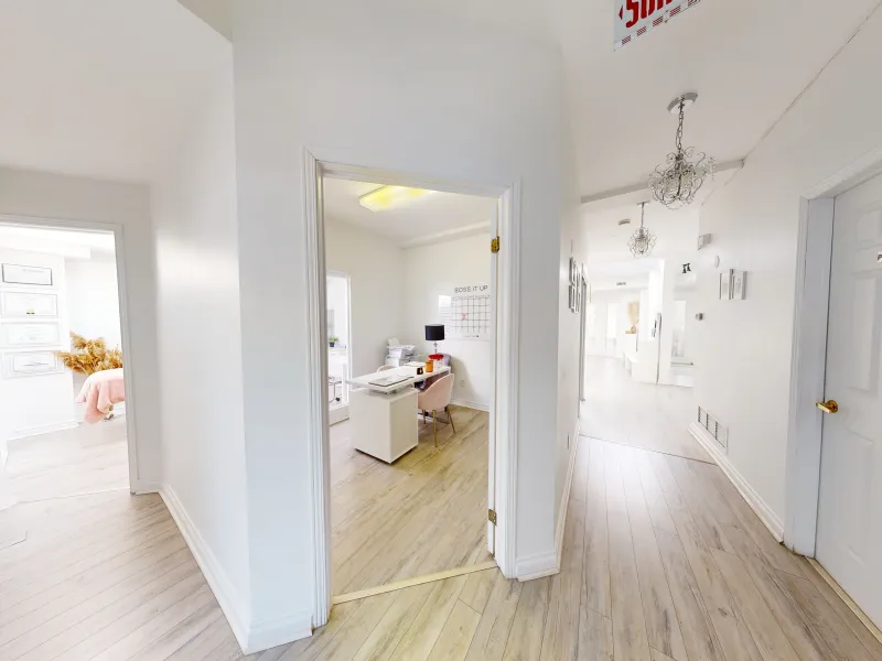 Salle de soins du salon Chez Coco, Ahuntsic